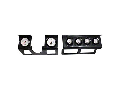Dash Panel with Concourse Series White Electric Gauges; Carbon Fiber (87-95 Jeep Wrangler YJ)