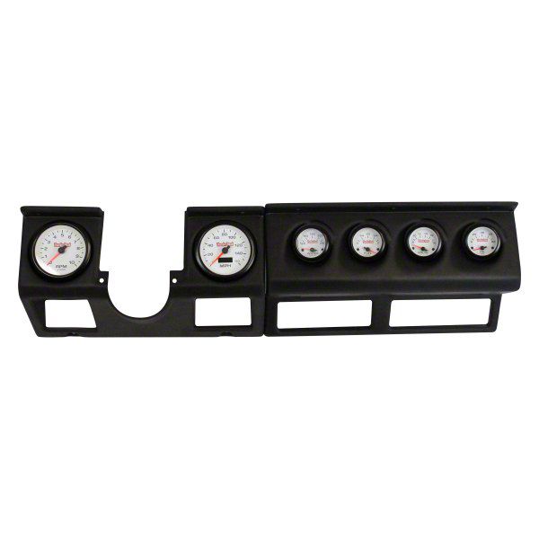 Jeep Wrangler Dash Panel with Concourse Series White Electric Gauges ...