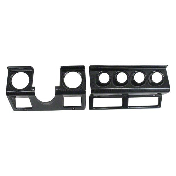 Jeep Wrangler Dash Panel; Carbon Fiber (87-95 Jeep Wrangler