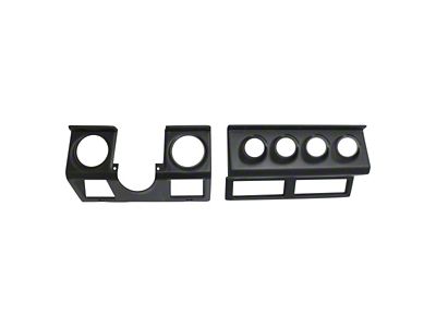 Dash Panel with Ultra-Lite Mechanical Gauges; Matte Black (87-95 Jeep Wrangler YJ)