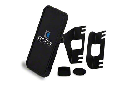 Direct Fit Phone Mount with MagSafe Magnetic Non-Charging Head; Left or Right Side (07-10 Jeep Wrangler JK)