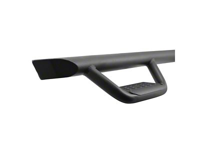 Go Rhino Dominator Xtreme D2 Side Step Bars; Textured Black (07-18 Jeep Wrangler JK 2-Door)