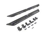 Go Rhino Dominator Xtreme DT Side Step Bars; Textured Black (18-25 Jeep Wrangler JL 4-Door)