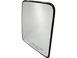 Door Mirror Glass; Plastic Backed Door; Right; Manual (11-18 Jeep Wrangler JK)