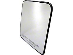 Door Mirror Glass; Plastic Backed Door; Right; Power; Heated (11-18 Jeep Wrangler JK)