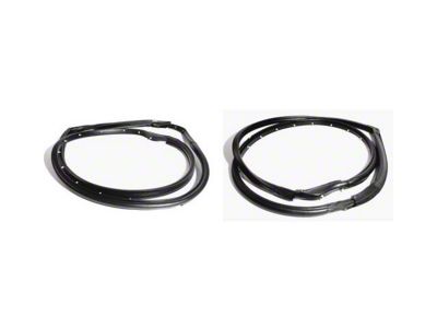 Door Seal; Driver or Passenger Side (97-06 Jeep Wrangler TJ w/ Full Doors)