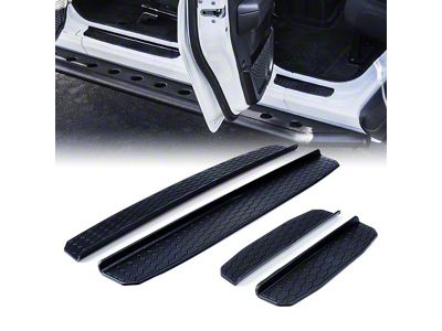 Door Sill Jam Protective Step Plate Covers (18-25 Jeep Wrangler JL 4-Door)