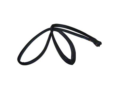 Door Weatherstrip; Driver Side (97-06 Jeep Wrangler TJ)