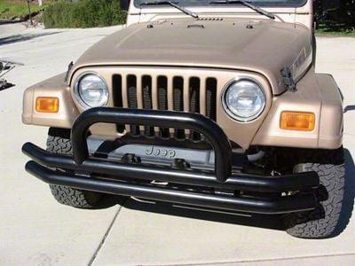 Double Tube Front Bumper (76-06 Jeep CJ5, CJ7, Wrangler YJ & TJ)