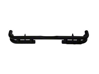 Double Tube Rear Bumper; Black (18-25 Jeep Wrangler JL)