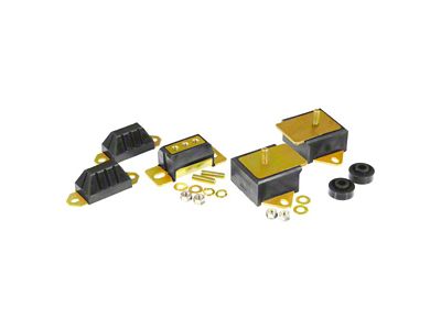 Drivetrain Kit; Black (76-86 3.8L Jeep CJ7)