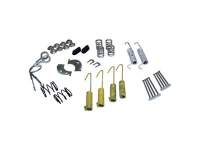 Drum Brake Hardware Kit for 10-Inch x 1-3/4-Inch Drums (78-89 Jeep CJ7 & Wrangler YJ)