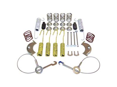 Drum Brake Hardware Kit for 10-Inch x 2-1/2-Inch Drums (87-95 Jeep Wrangler YJ)