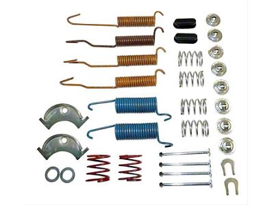 Drum Brake Hardware Kit; with 11-Inch Drum Brakes; Rear (73-78 Jeep CJ5 & CJ7)