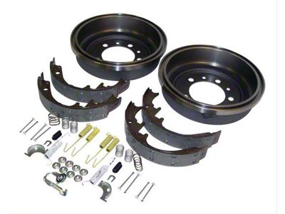 Drum Brake Shoe and Drum Kit (78-86 Jeep CJ5 & CJ7)