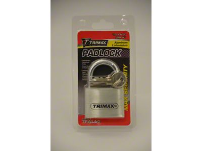 Dual Locking Solid Aluminum Body Padlock; 60mm x 46mm