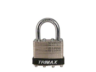 Dual Locking Steel Padlock; 40mm; 1-Inch x 1/4-Inch Shackle