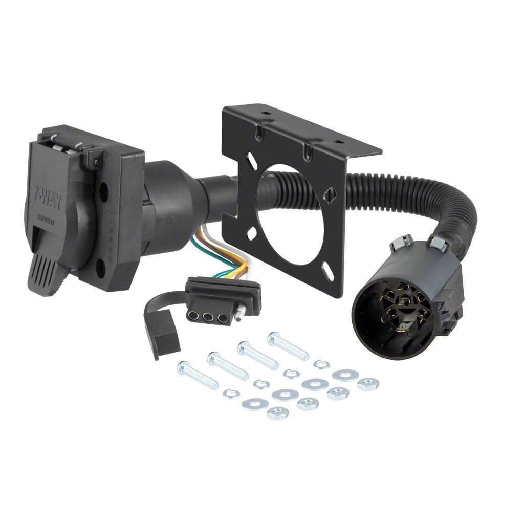 Jeep Wrangler Dual-Output 7 and 4-Way Connector (07-25 Jeep