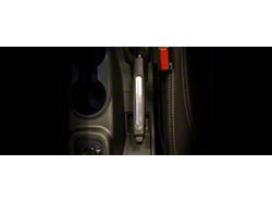 Emergency Brake Handle Trim; Polished; Stainless Steel; 1-Piece (07-18 Jeep Wrangler JK)