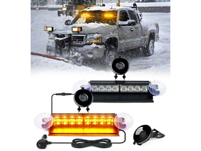 Emergency Dash Strobe Lights; Amber (Universal; Some Adaptation May Be Required)