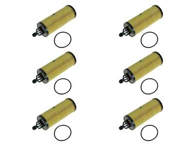 Engine Oil Filter; 6-Piece Set (14-15 3.6L Jeep Wrangler JK)
