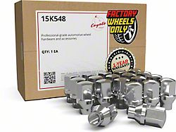 ET OEM Factory Style Chrome Lug Nut Kit; M14 x 1.5; Set of 20 (18-25 Jeep Wrangler JL)