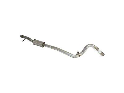 Exhaust Extension Pipe with Resonator (12-18 3.6L Jeep Wrangler JK 4-Door)