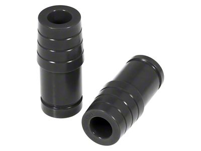 Extended Front Bump Stop Kit; 1-1/2-Inch; Black (97-06 Jeep Wrangler TJ)