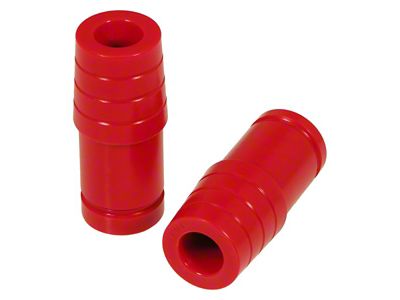 Extended Front Bump Stop Kit; 1-1/2-Inch; Red (97-06 Jeep Wrangler TJ)