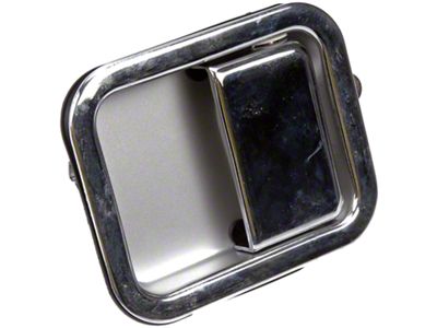 Exterior Door Handle; Chrome; Driver Side (81-95 Jeep CJ7 & Wrangler YJ)