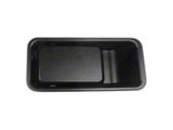 Exterior Door Handle; Driver Side; Black (87-06 Jeep Wrangler YJ & TJ w/ Half Doors)