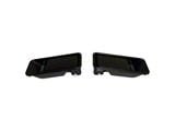 Exterior Door Handles; Black (87-06 Jeep Wrangler YJ & TJ w/ Half Doors)