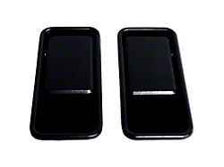 Exterior Door Handles; Black (87-06 Jeep Wrangler YJ & TJ w/ Half Doors)