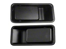 Exterior Door Handles; Black (87-06 Jeep Wrangler YJ & TJ w/ Half Doors)