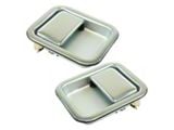 Exterior Door Handles; Chrome (97-06 Jeep Wrangler TJ w/ Full Doors)