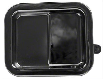 Replacement Exterior Half Door Handle; Black; Driver Side (76-90 Jeep CJ5, CJ7 & Wrangler YJ)