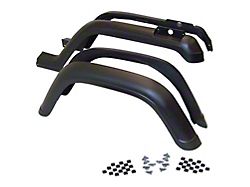 Factory Style Fender Flares; Front and Rear (87-95 Jeep Wrangler YJ)