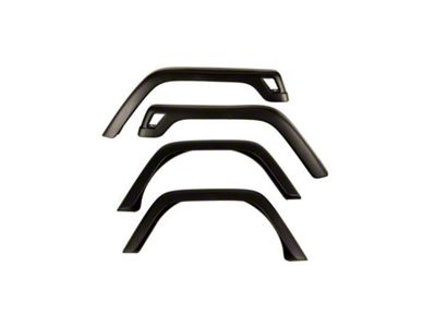 Factory Style Fender Flares; Front and Rear (97-06 Jeep Wrangler TJ)