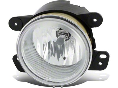 Factory Style Fog Light; Clear Lens (07-09 Jeep Wrangler JK)
