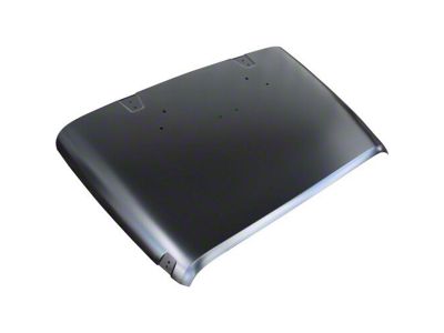 Factory Style Replacement Hood with Washer Nozzle Hole; Unpainted (07-18 Jeep Wrangler JK)