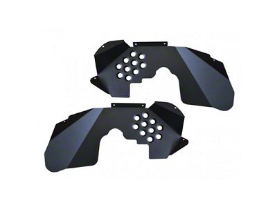 Falcon Front Inner Fender Kit; Bare Metal (07-18 Jeep Wrangler JK)