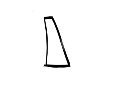 Fixed Vent Window Seal; Passenger Side (76-86 Jeep CJ7)