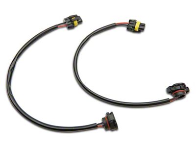 Fog Light Adapter Harness; Plug-N-Play (07-25 Jeep Wrangler JK & JL)