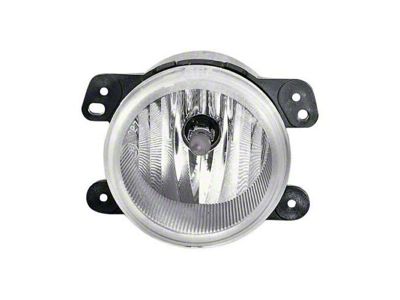 CAPA Replacement Fog Light; Driver Side (07-10 Jeep Wrangler JK)