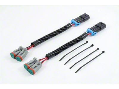 Fog Light Wiring Adapters; H10 to Deutsch Dual Output (07-09 Jeep Wrangler JK)