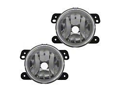 Fog Lights; Clear (10-18 Jeep Wrangler JK)