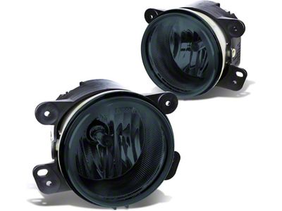 Fog Lights; Smoked (07-18 Jeep Wrangler JK)