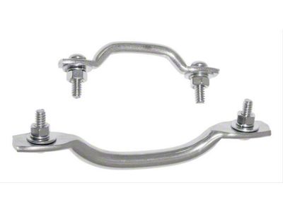 Footman Loops; Stainless Steel (66-86 Jeep CJ5 & CJ7)