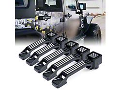 Freedom Series Aluminum Door Handles; Set of 5 (07-18 Jeep Wrangler JK)