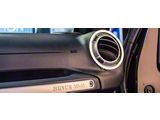 Front A/C Stainless Steel Trim Rings; 4-Piece (07-18 Jeep Wrangler JK)
